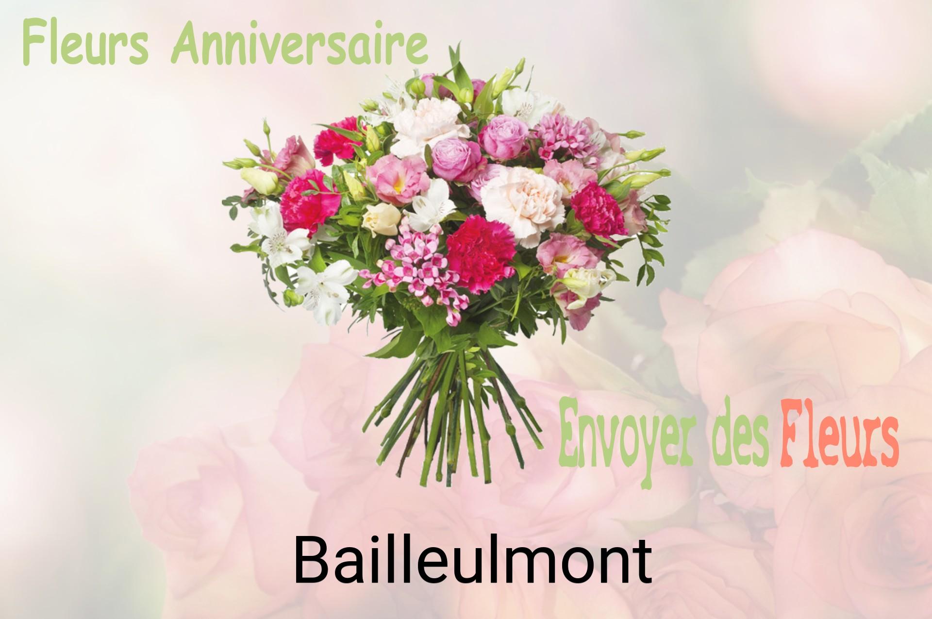 Bouquet de fleurs d’anniversaire livré à Bailleulmont