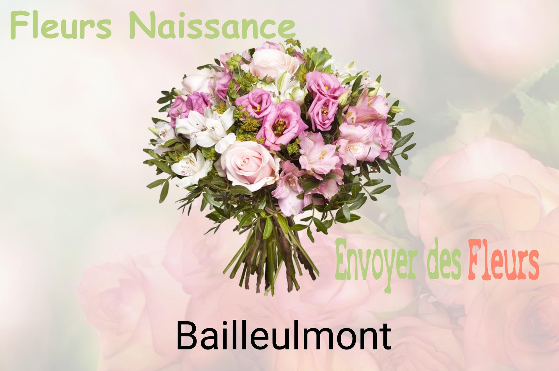 Bouquet de fleurs de naissance livré à Bailleulmont