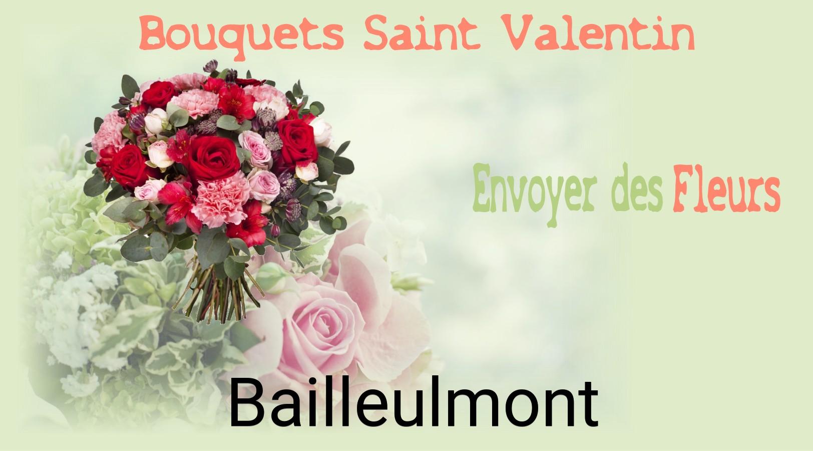Roses de Saint-Valentin livrées à Bailleulmont